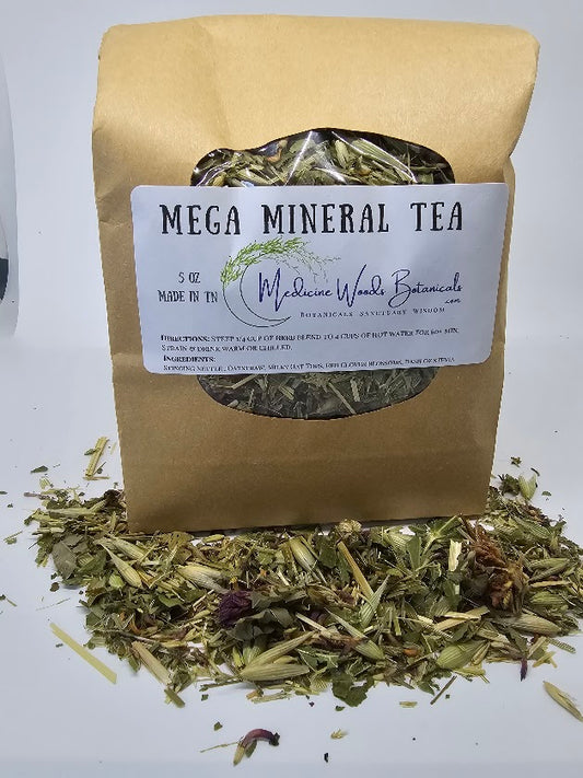 A mineral rich loose tea blend of oatstraw, nettle and red clover with a pinch of stevia.