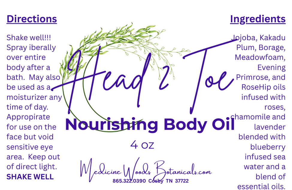 Head 2 Toe Nourishing Body Oil