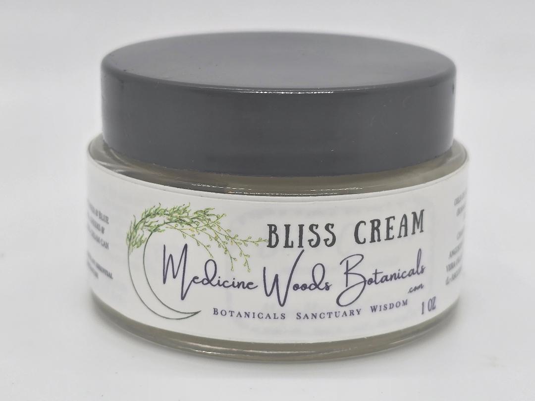 Bliss Moisturizing Cream with Hyaluronic Acid and vitamins A, C & E.