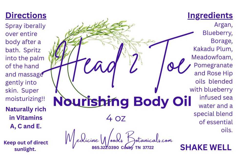 Head 2 Toe Nourishing Body Oil - MedicineWoods