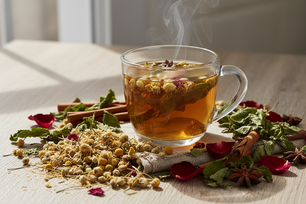 herbal tea infusion